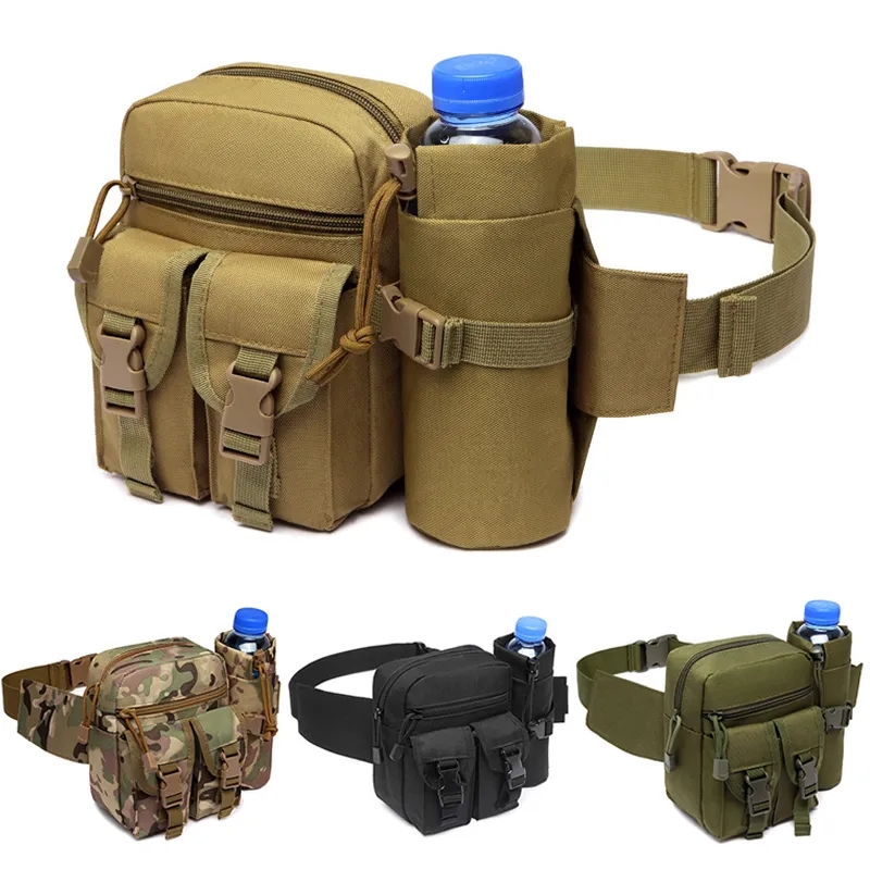 Mountain Biking Hip Pack - Tas Pinggang luar ruangan Pria botol