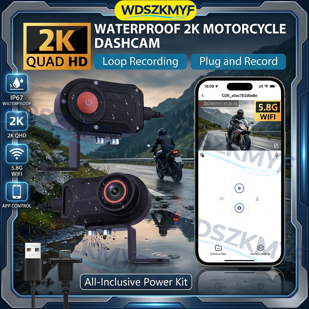 Mountain Biking Images - Kamera Dash Cam DVR 2K 30fps