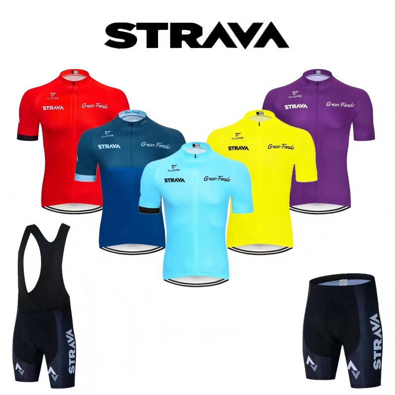 Mountain Biking Pants - Set Jersey Sepeda Strava, Kaos Bersepeda