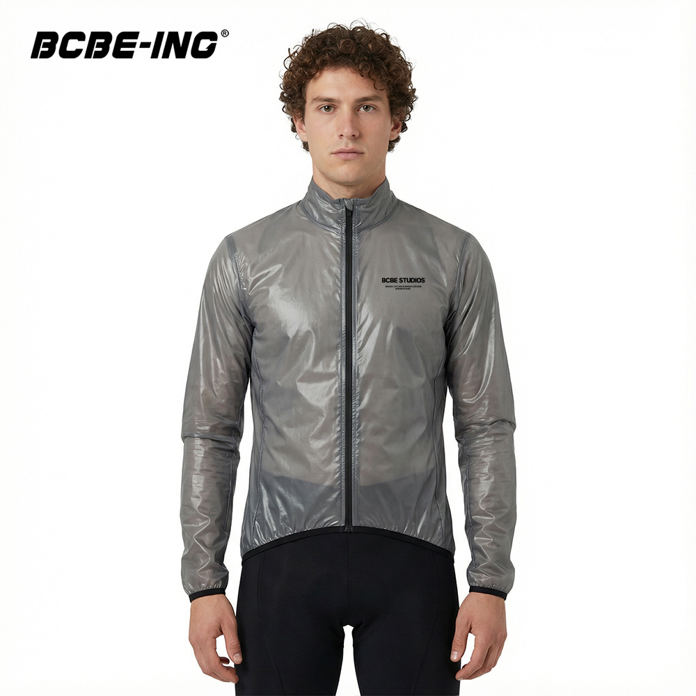 Mountain Biking Rain Jacket - BCBE-ING Jaket Hujan Bersepeda Ringan Tahan