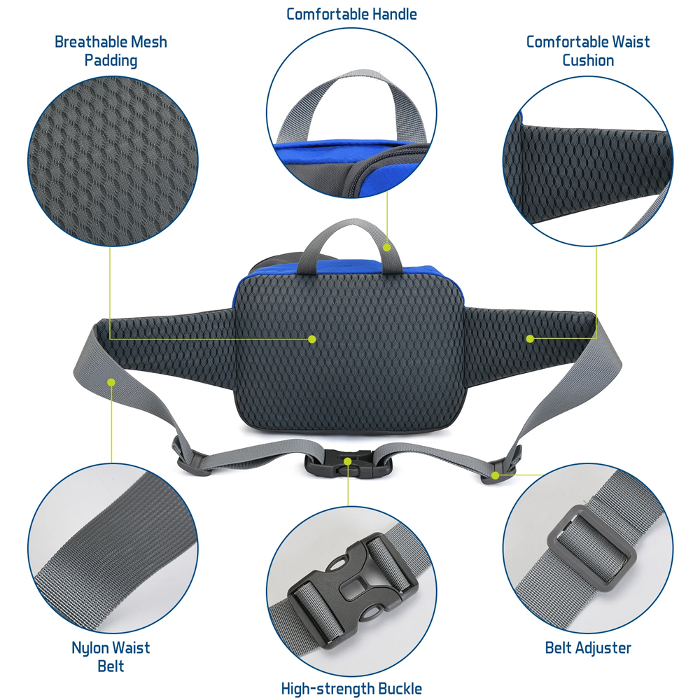 1PCSFanny Pack Tas Pinggang -  - Mountain Biking Hip Pack ulasan dan harga