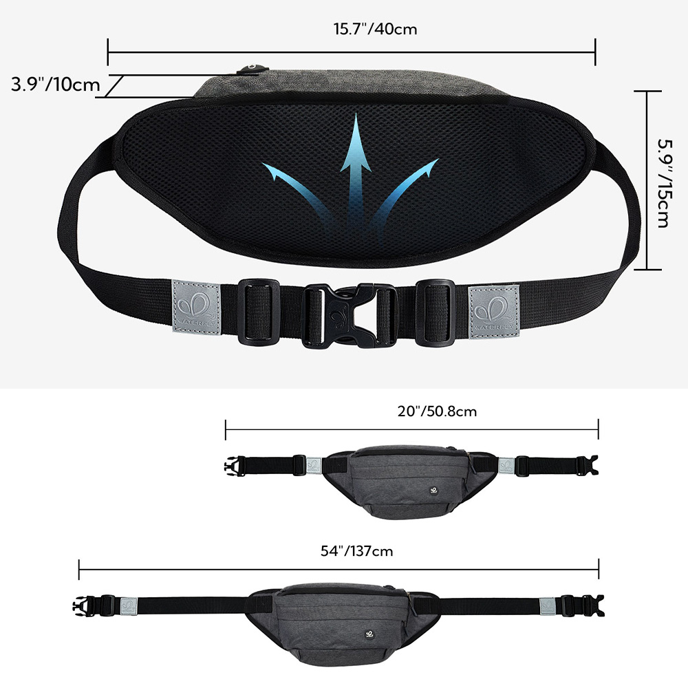 WATERFLY tas pinggang pria dan - Mountain Biking Hip Pack ulasan dan harga