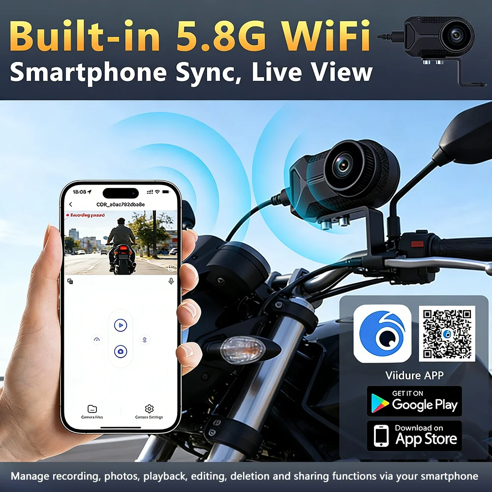 Kamera Dash Cam DVR 2K QHD Bar - Mountain Biking Images ulasan dan harga