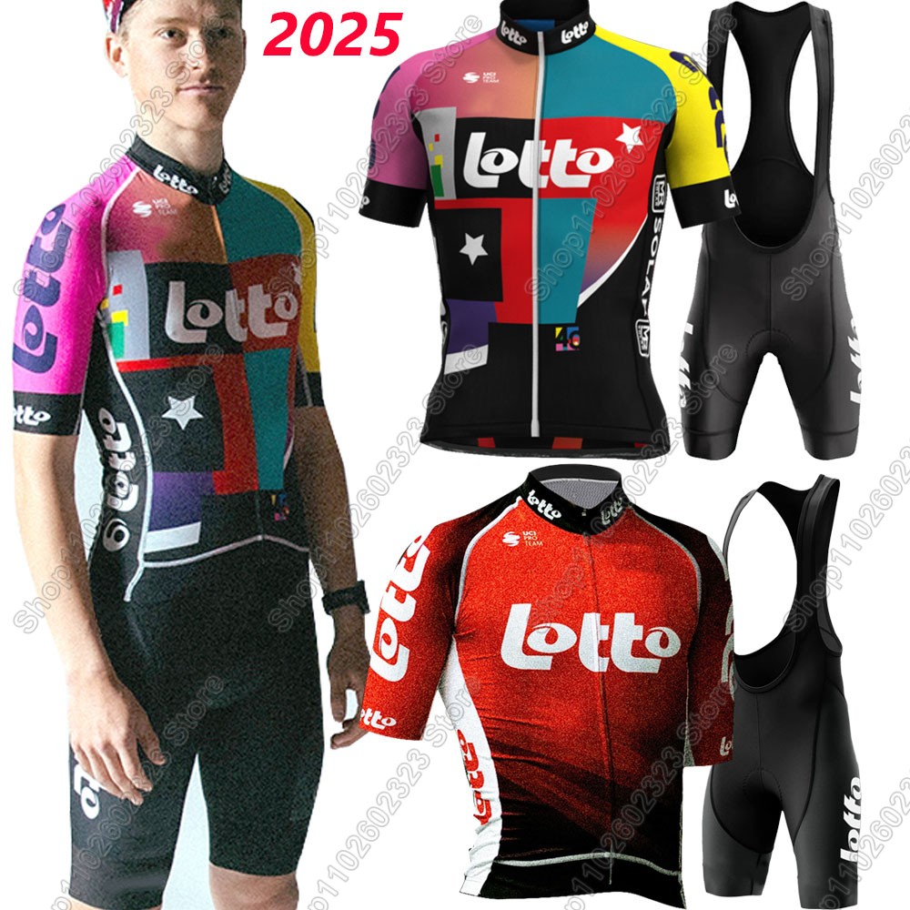 Set Jersey Bersepeda Tim Lotto - Mountain Biking Pants ulasan dan harga