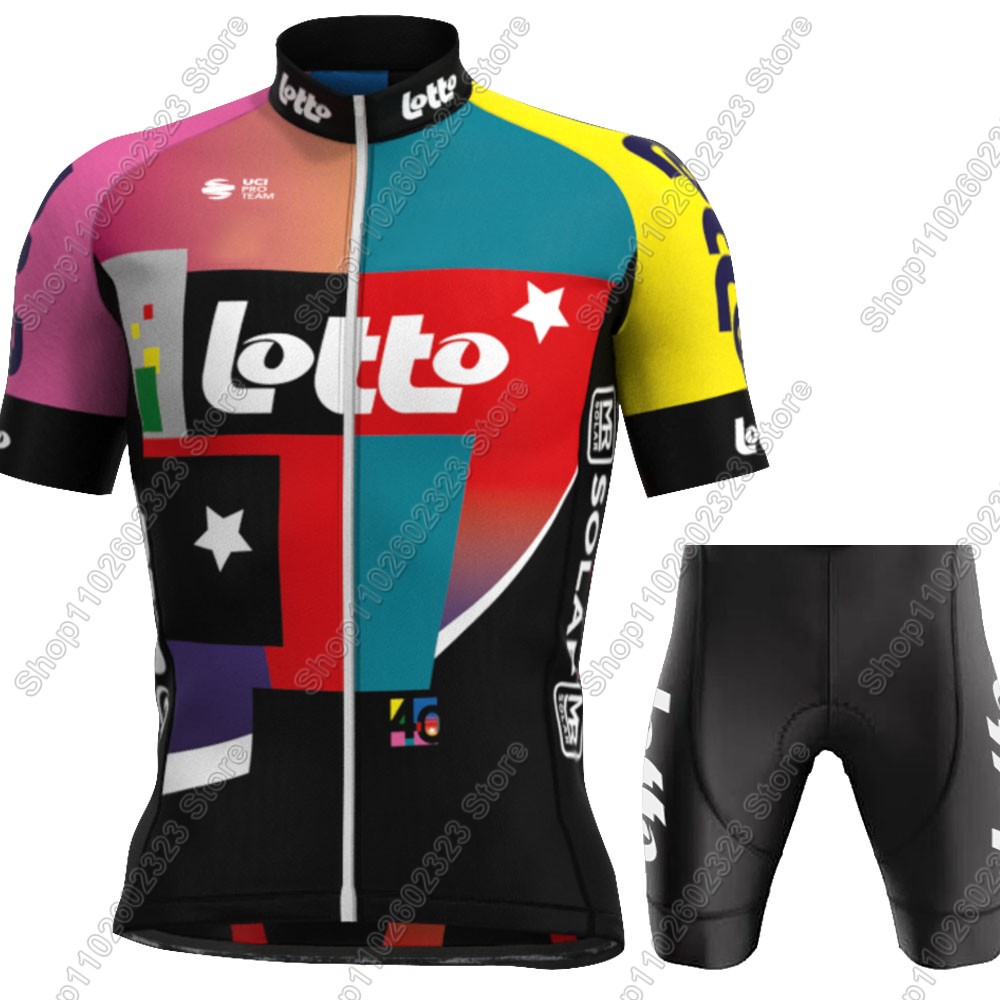 Set Jersey Bersepeda Tim Lotto - Mountain Biking Pants ulasan dan harga