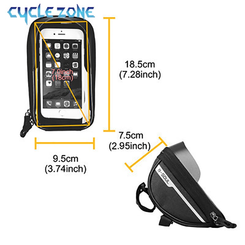 Tas Sepeda Gunung Layar Sentuh - Mountain Biking Hip Pack ulasan dan harga