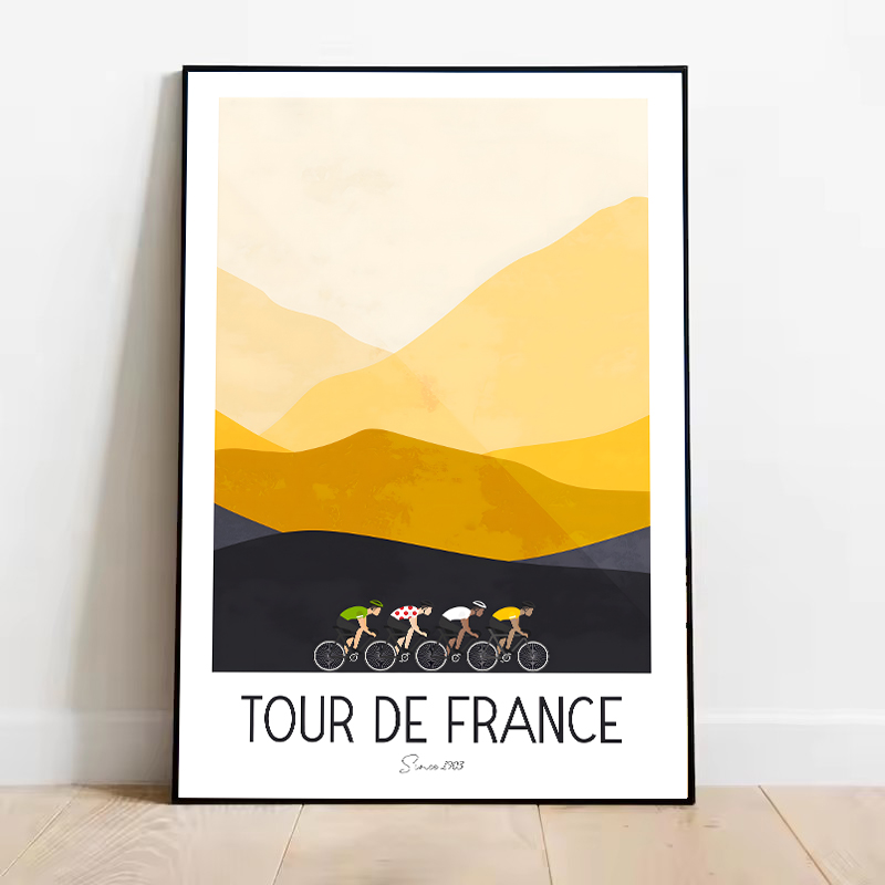 1 Buah Poster Sepeda Gunung Pr - Mountain Biking Races ulasan dan harga