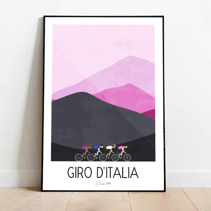 1 Buah Poster Sepeda Gunung Pr - Mountain Biking Races ulasan dan harga