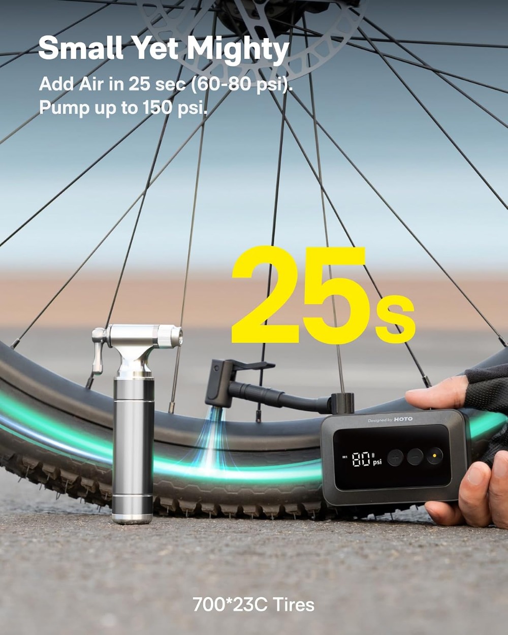 Pompa Ban Sepeda Mini, Pompa S - Mountain Biking Images ulasan dan harga