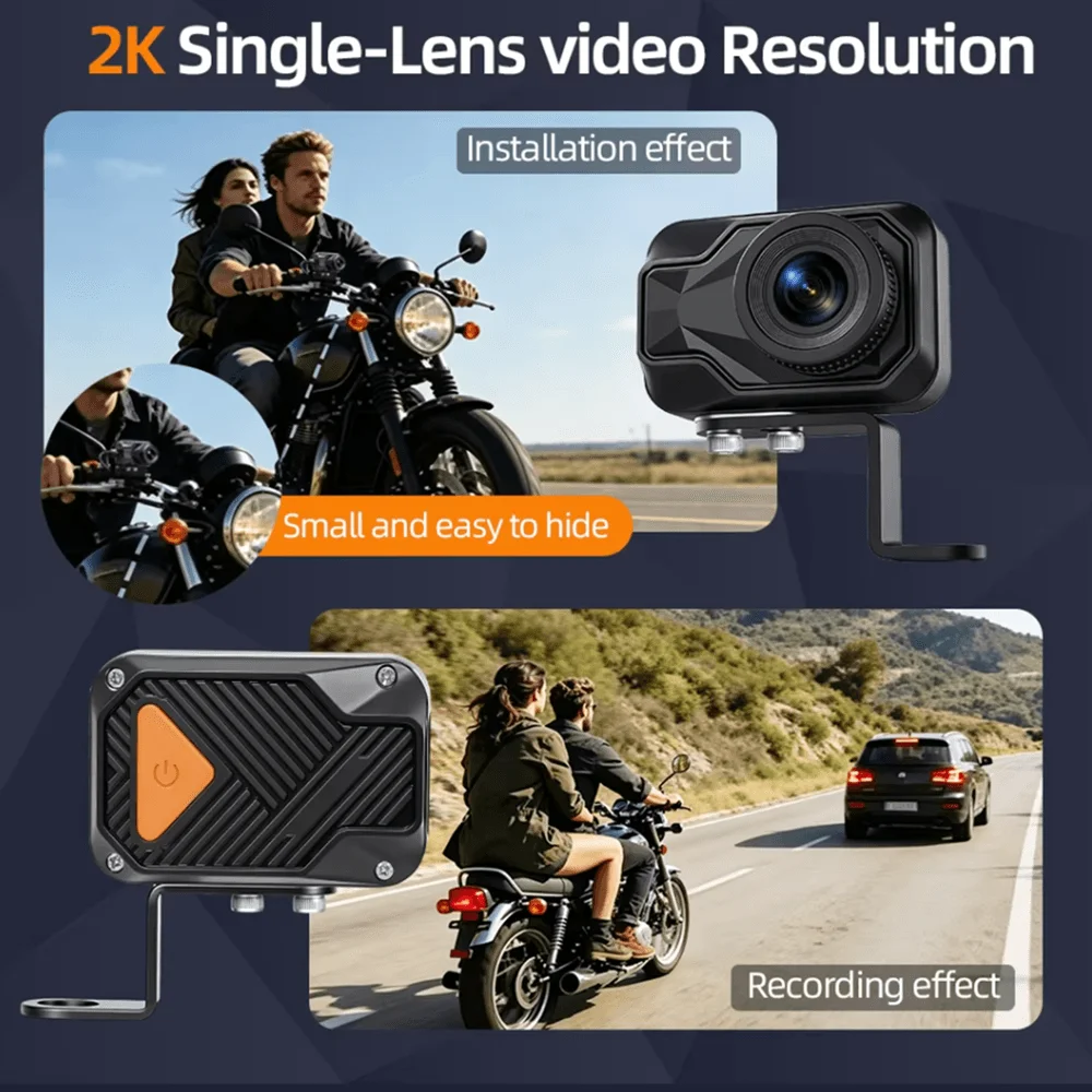 DVR Sepeda Motor 2K HD WiFi &  - Mountain Biking Images ulasan dan harga