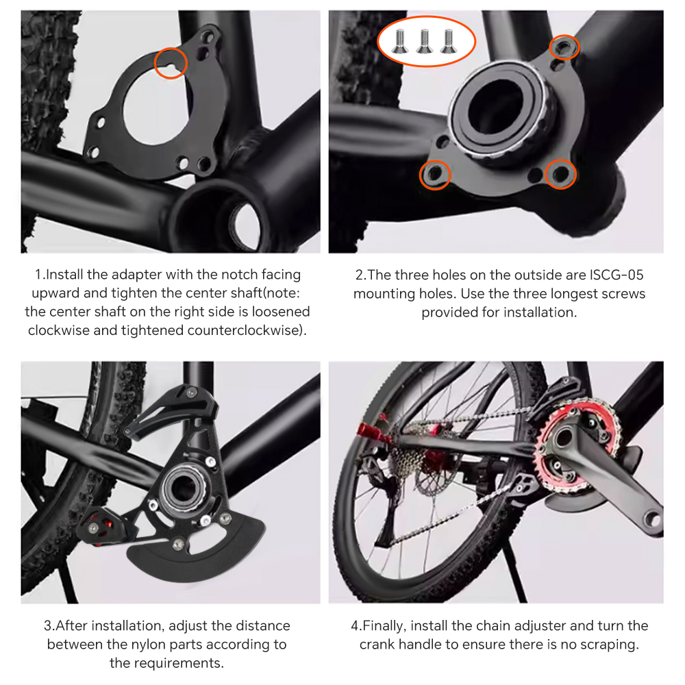 Pemandu Rantai Sepeda MTB TOSE - Chain Guide Iscg ulasan dan harga