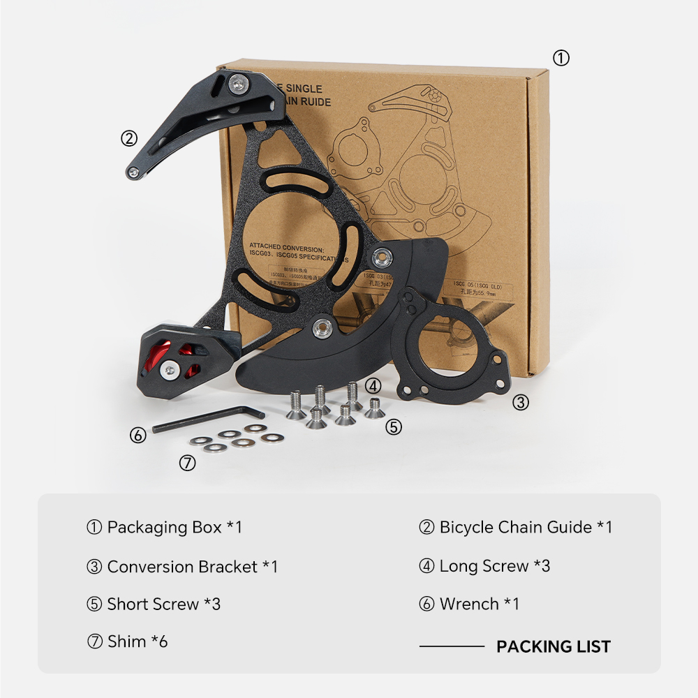 Pemandu Rantai Sepeda MTB TOSE - Chain Guide Iscg ulasan dan harga