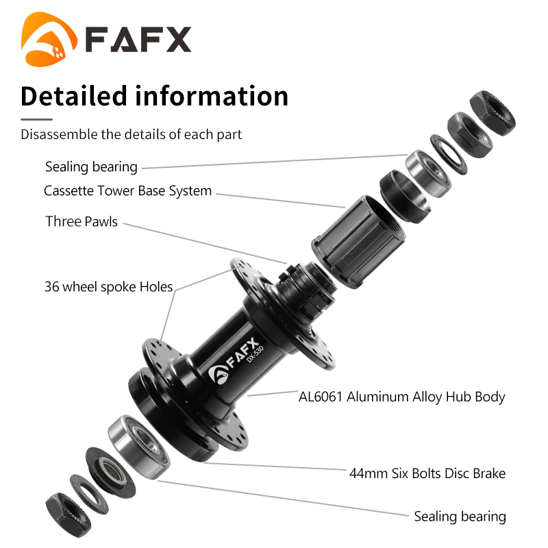 FAFX MTB Bike 32/36 Lubang Hub - Cassette 11 Speed ulasan dan harga