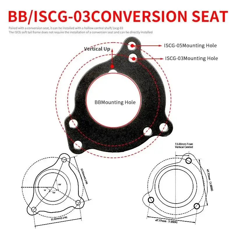 Pelindung Rantai Sepeda TANKE  - Chain Guide Iscg ulasan dan harga