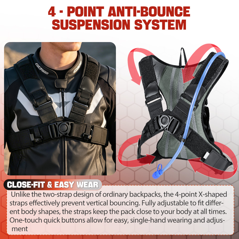 NEWBOLER 5L/8L Paket Hidrasi S - Mountain Biking Hydration Pack ulasan dan harga