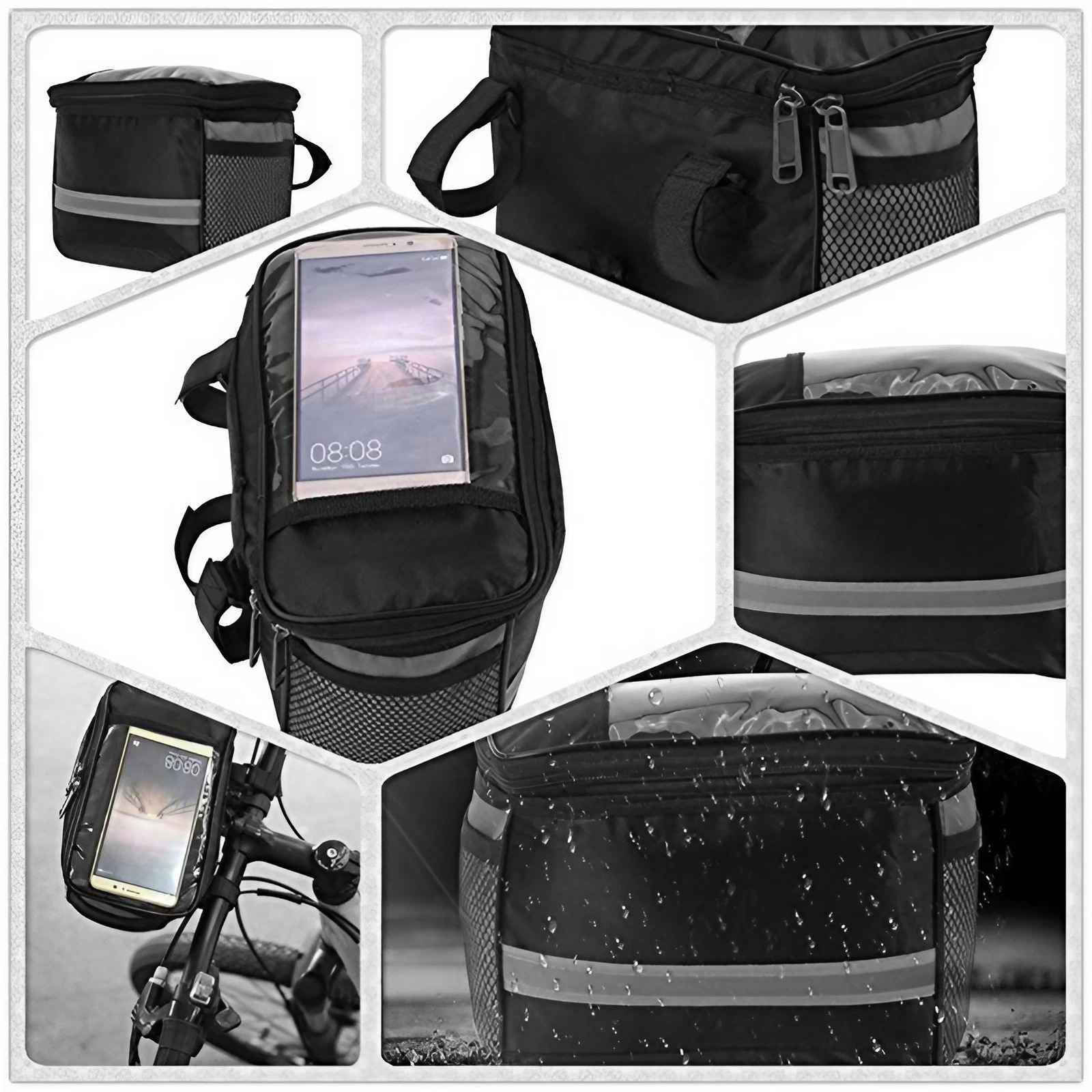 Tas Depan Sepeda Tahan Air Kap - Mountain Biking Hip Pack ulasan dan harga