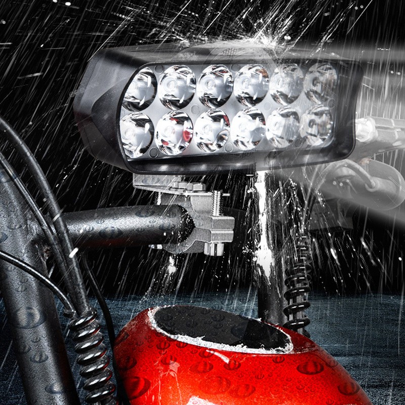 Lampu depan sepeda motor Led 8 - Head Racket Boom ulasan dan harga